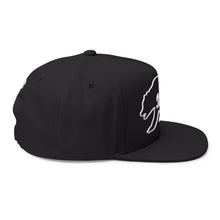 Cali Buzz Bear Flat Bill Cap Black